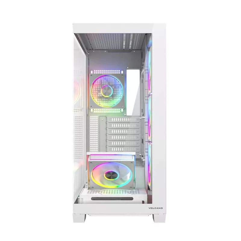 Modecom Volcano Stellar Plus ARGB Midi 5F Baltas