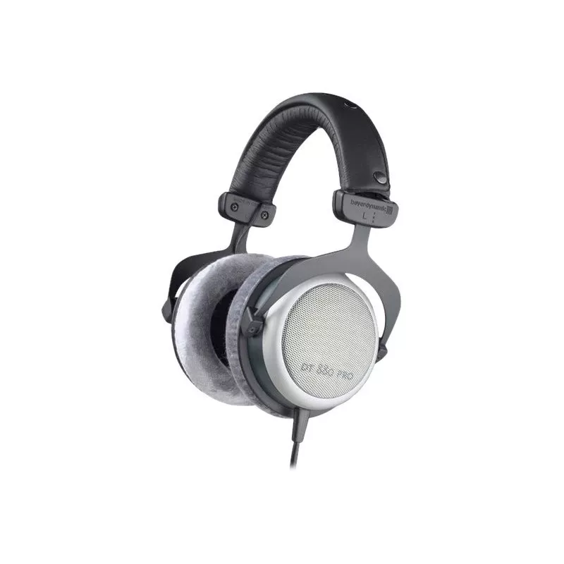 Beyerdynamic DT 880 PRO ausinės laidinės, lankelis, muzika, juoda, sidabrinė