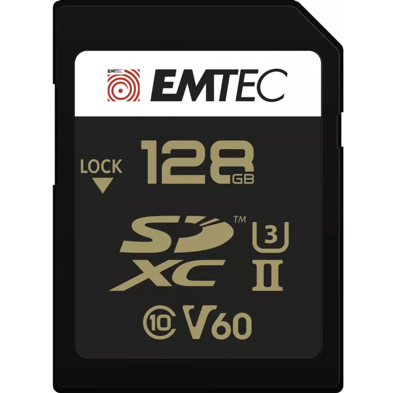 Flash Memory Emtec 128 GB UHS-II SpeedIN PRO+