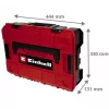 Įrankių laikymo dėklas Einhell 4540019 juoda raudona 420x95x280 mm 1,95 kg