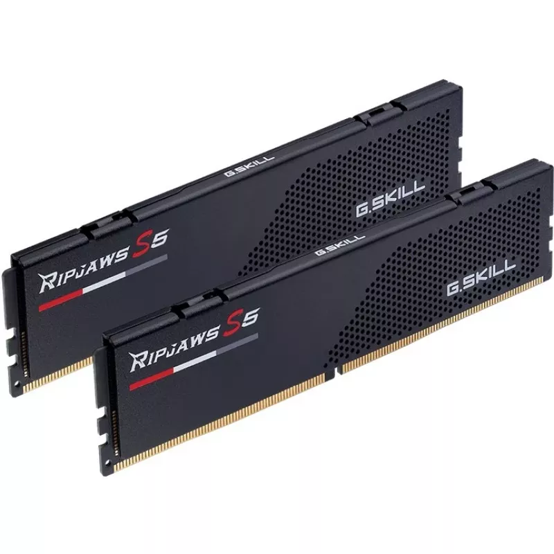 DIMM 64 GB DDR5-5600 (2x 32 GB) Dual-Kit, atmintinė juoda, F5-5600J3636D32GX2-RS5K, Ripjaws S5, INTEL XMP