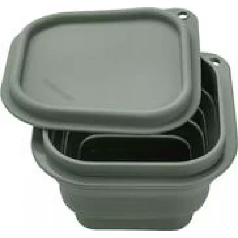 Pietų dėžutė Fackelmann 26926 silikoninė žalia pilka 130 mm
