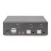 KVM jungiklis Digitus 2 prievadų vienas ekranas 4K HDMI