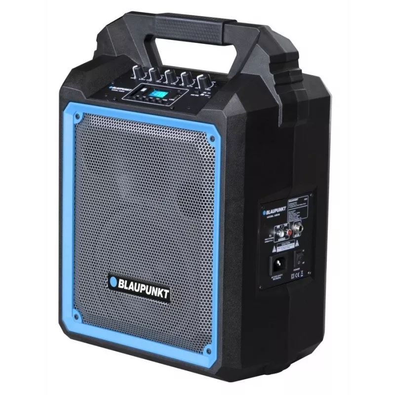 Nešiojama stereofoninė kolonėlė Blaupunkt MB06 juoda, mėlyna