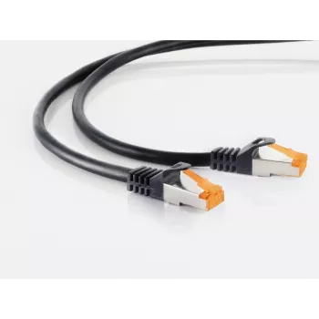 Tinklo kabelis S/CONN 08-26505 juodas 50 m Cat6a S/FTP