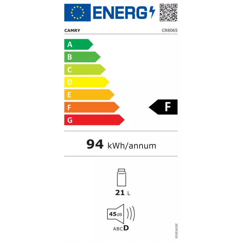 Camry Premium CR 8065 24L aušinimo dėžė Electric Pilka, White