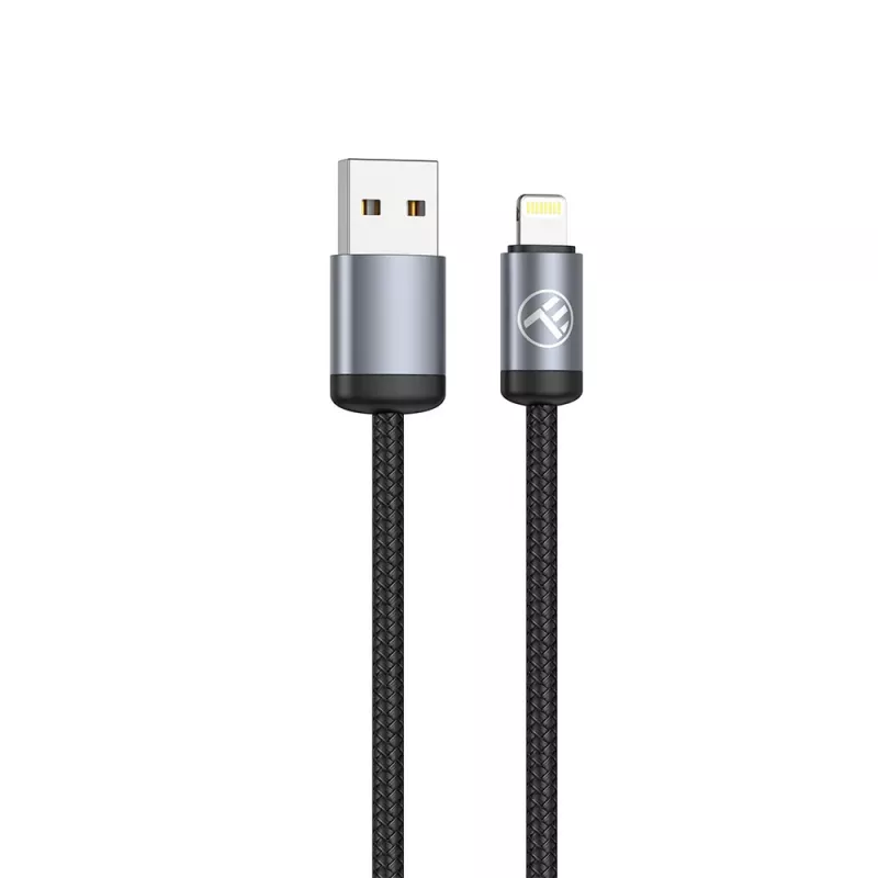 USB į Lightning kabelis Tellur TLL155761, 1 m, 3 A, juodas