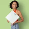 Ecomed by Medisana PS-72E asmeninės svarstyklės – 150 kg, stiklo platforma, baltos