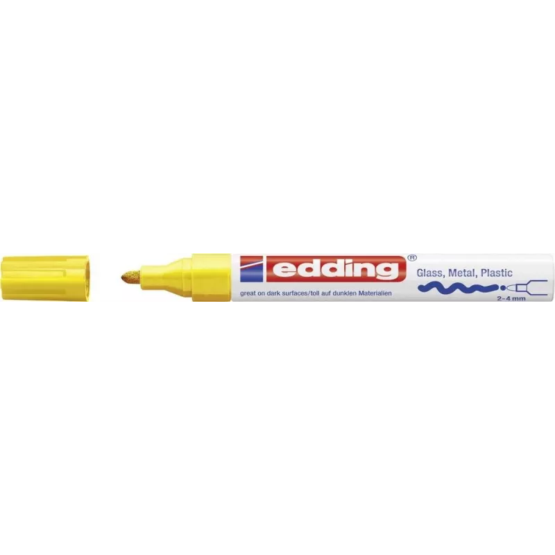 Marker Edding 750 Geltonas 1 vnt.