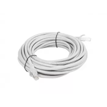 Tinklo kabelis LANBERG PCU6-10CC-1500-S Cat6 U/UTP RJ-45 — 15 m, pilkas