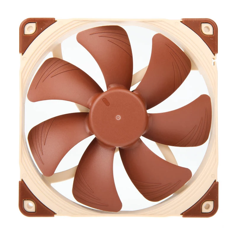 Noctua NF-A14 FLX 140 mm korpuso ventiliatorius, 25 mm storio, 900–1200 RPM, 115,5 m³/h oro srautas, 13,8–19,2 dB
