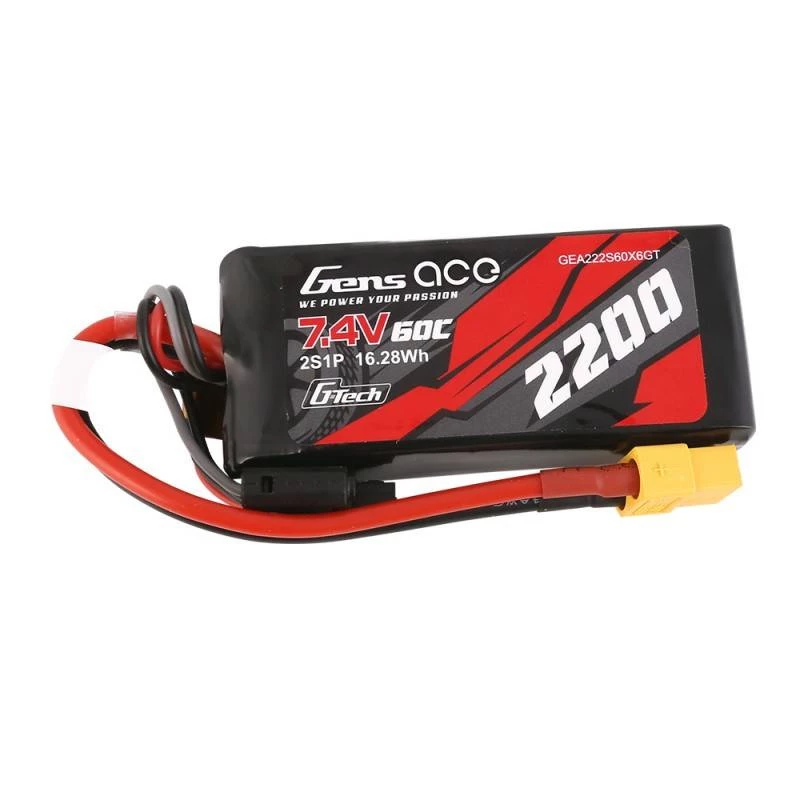 Baterija Gens ace G-Tech 2200mAh 7.4V 60C 2S1P Lipo