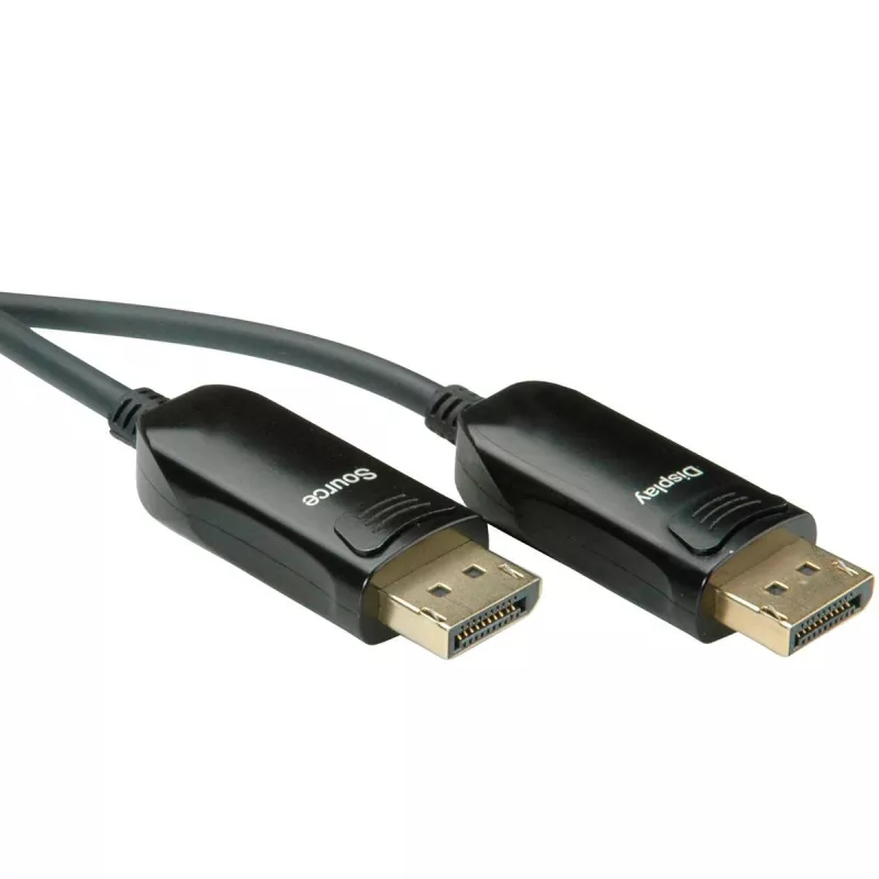 ROLINE DisplayPort v1.4 kabelis AOC 8K60 ST/ST 20m - Kabelis - Skaitmeninis/Ekrano/Vaizdo - 20 m (14.01.3493)