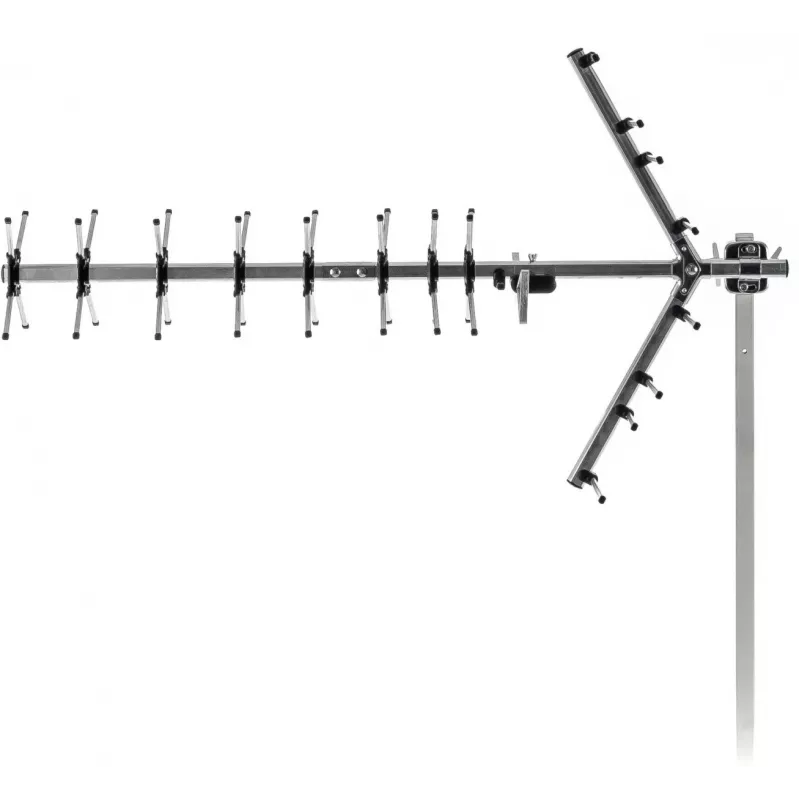 Lauko TV antena SENCOR SDA 611 DVB‑T2/T 12 dB 75Ω su 4G LTE filtru