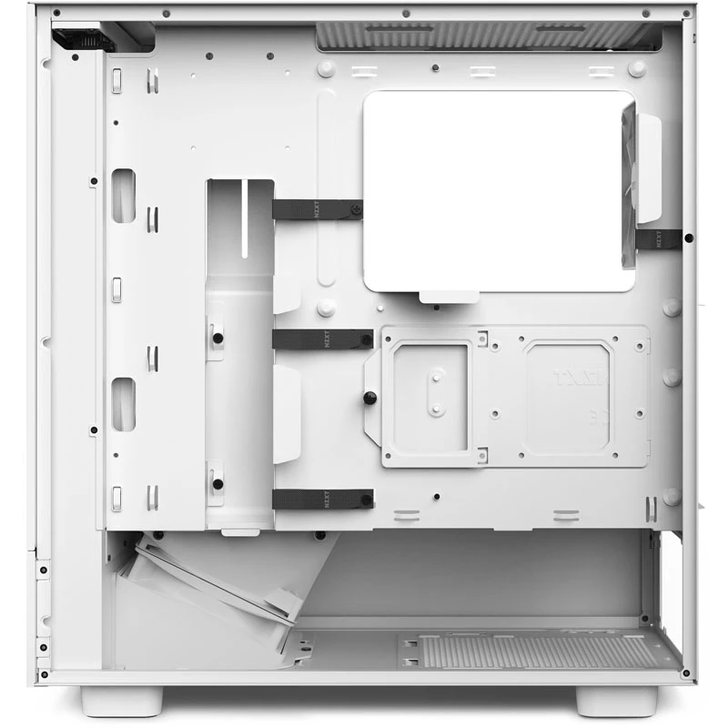 PC Case H5 Flow RGB su langu, balta