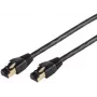 Tinklo kabelis ShiverPeaks BS08-41075 Juodas 10 m Cat8.1 F/FTP
