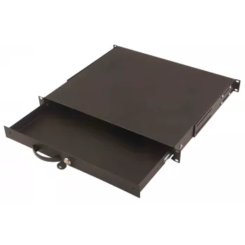 Klaviatūros stalčius dokumentų saugojimui Digitus DN-19 KEY-1U-SW