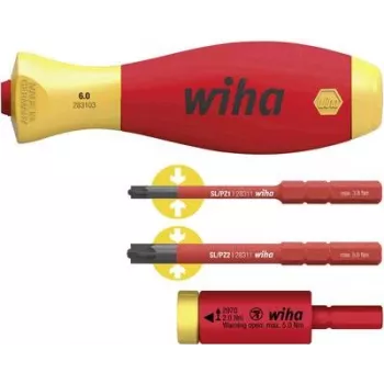 Sukimo momento adapteris Wiha 29701200S4 1/4 colio pavara, sukimo momento diapazonas 2–10 Nm