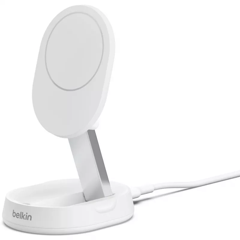 Belkin BoostCharge Pro išmanusis telefonas baltas kintamosios srovės belaidis įkrovimas greitasis įkrovimas vidaus