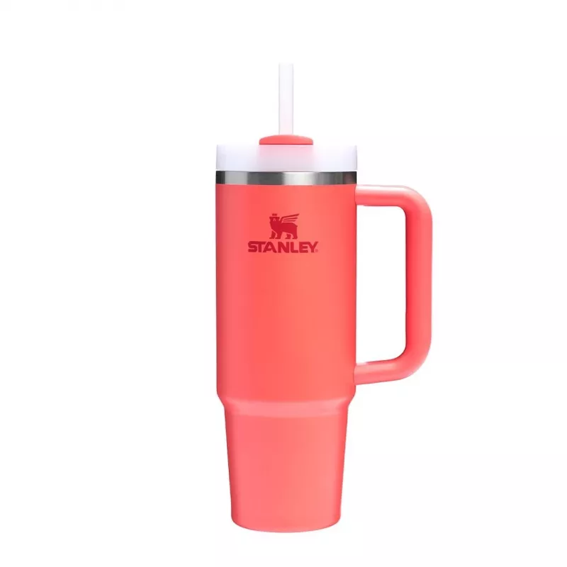 Termoso butelis STANLEY Quencher H2 About FlowState™ 0,89 L Hot Coral - izoliuotas gėrimų indas