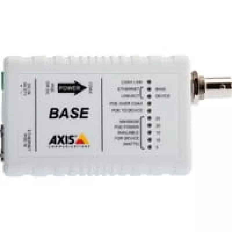 AXIS T8640 Ethernet Over Coax Adaptor PoE+ – medijos keitiklis – Ethernet, Fast Ethernet – 10Base-T, 100Base-TX – RJ-45 / BNC (2 vnt. pakuotėje) – skirtas AXIS P1346, P1346-E, P5534, P5534-