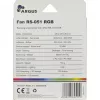 INTER-TECH Argus RS-051 ARGB 120mm korpuso ventiliatorius - juodas