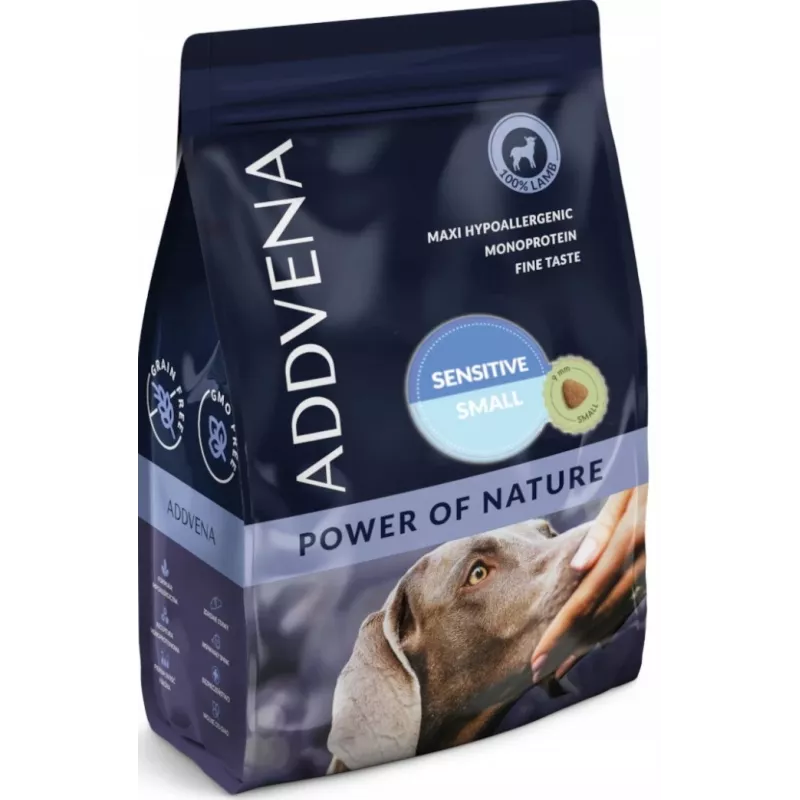 ADDVENA Power of Nature Adult Sensitive Small Lamb - sausas šunų ėdalas - 2,5kg