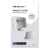 Privatumo filtras QOLTEC 51059, skirtas 23,8 colio (60,5 cm) monitoriui, 527 x 296,9 mm, permatomas
