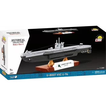 Cobi Type VIIC povandeninio laivo mastelio modelis 1:300, rinkinys 4857