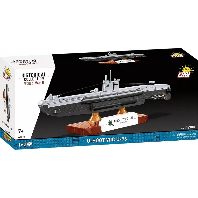 Cobi Type VIIC povandeninio laivo mastelio modelis 1:300, rinkinys 4857