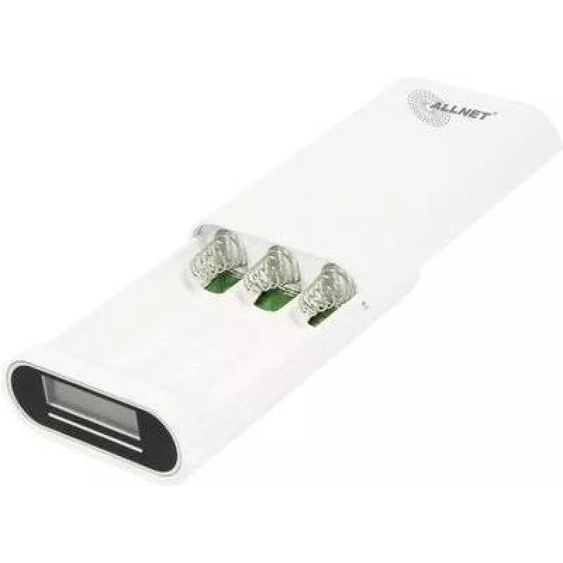 ALLNET ALL-PB103 - Balta - Universali - LCD - Micro-USB + USB C - USB - 3,7 V (ALL-PB103)