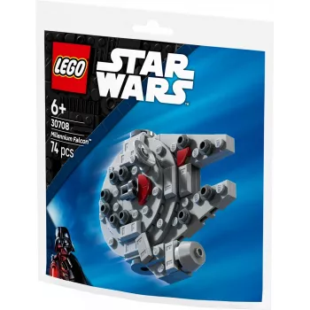 LEGO konstrukcinis žaislas 30708 Star Wars Millennium Falcon Mini-Model Polybag, mažas kolekcinis rinkinys