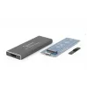 Gembird EE2280-U3C-01 išorinio disko dėklas SSD dėklas Juodas M.2