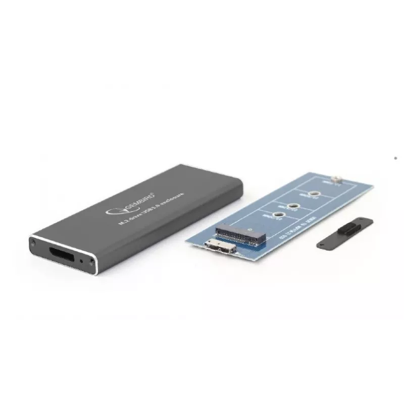 Gembird EE2280-U3C-01 išorinio disko dėklas SSD dėklas Juodas M.2