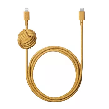 USB-A į Lightning laidas Native Union Night kabelis — 3 m, Geltona