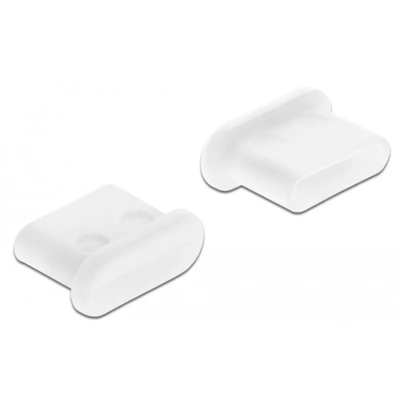 Dulkių gaubteliai USB Type-C lizdui DeLOCK 64095 10 vnt. balti
