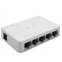 Tinklo komutatorius QOLTEC 52247 5 x RJ45 prievadai 1000Mbps Gigabitinis nevaldomas