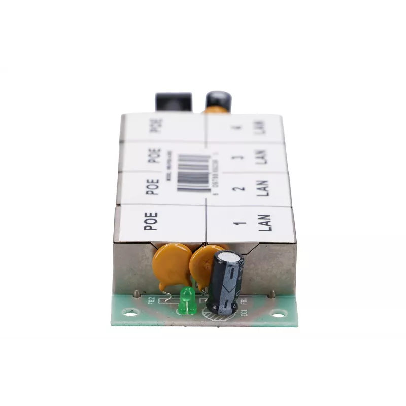 PoE injektorius Extralink 4 prievadų 4x 100Mb/s RJ45, Fast Ethernet, 48 V, be korpuso
