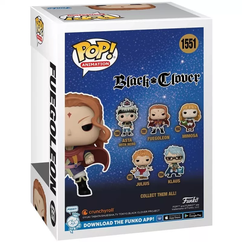 Funko Pop figūrėlė Juoda Clover Fuegoleon 10cm (143273)