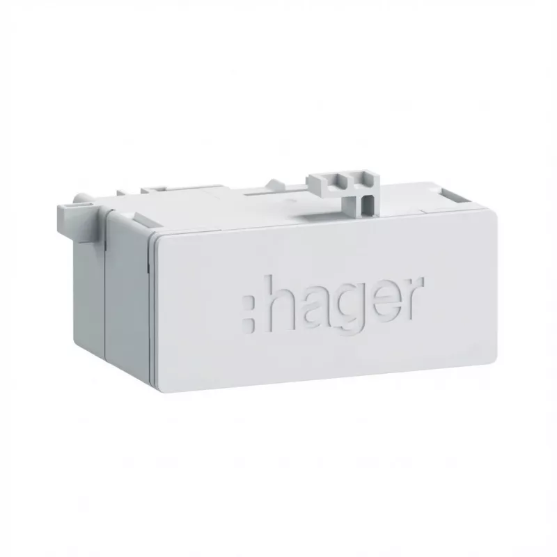 Tinklo kabelis Hager Tehalit HTV Buchse ZZ45WAN2PP RJ45 Patch 180° CAT6A Baltas