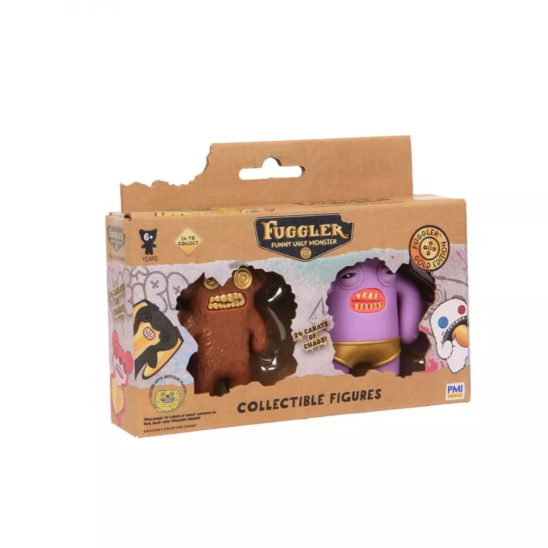 Veiksmo figūrėlių 2 vnt. rinkinys p.m.i kids world FUGGLER S3 Gold Edition asortimentas