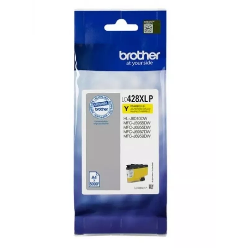Brother LC-428XLYP rašalo kasetė 1 vnt. Originali Geltona