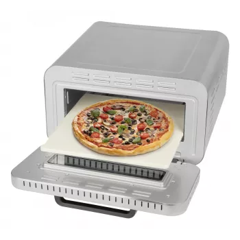 Picų krosnelė ProfiCook PC-PO 1323 — stalviršinė picų krosnelė, 1 pica, 2100 W, nerūdijantis plienas, skaitmeninis laikmatis