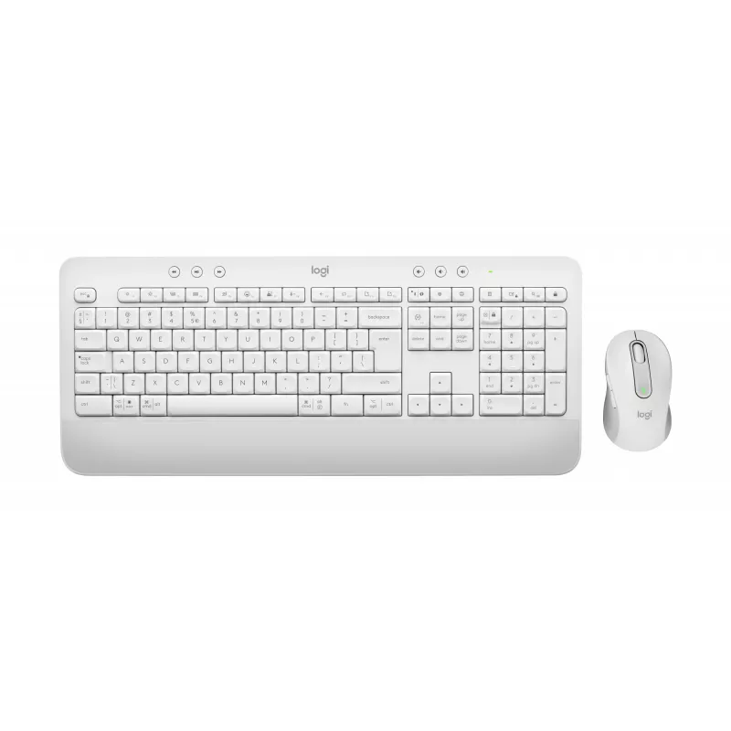 Logitech Signature MK650 for Business - klaviatūros ir pelės rinkinys - belaidis - 2,4 GHz, Bluetooth LE - QWERTZ - čekų - beveik baltas