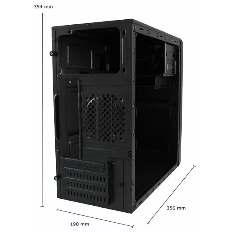 PC korpusas LC-Power 2014MB Midi Tower juodas