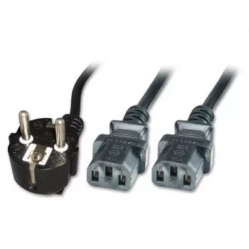 Microconnect PE011318 maitinimo laidas juodas 1,8 m maitinimo kištuko tipas F 2 x C13 mova