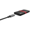 SSD Emtec 512GB USB Type-C 3.2 Gen 1 Juodas Raudonas X200