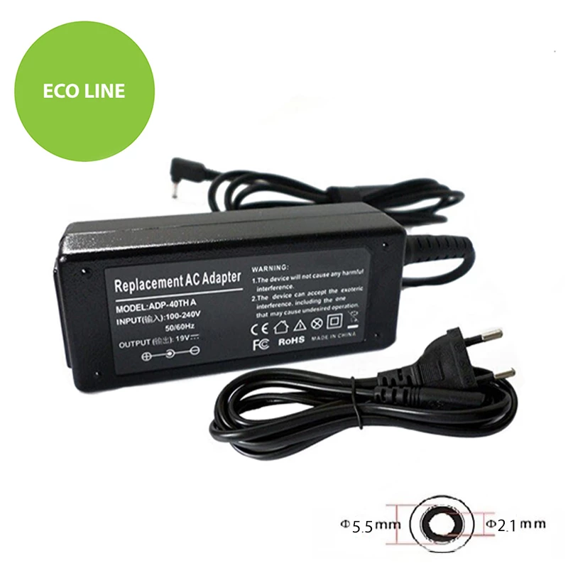 Nešiojamojo kompiuterio įkroviklis Acer 45W: 19V, 2,37A
