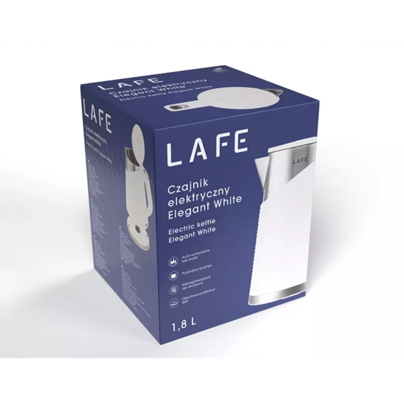 Elektrinis virdulys LAFE 1,8 l 2200 W baltas