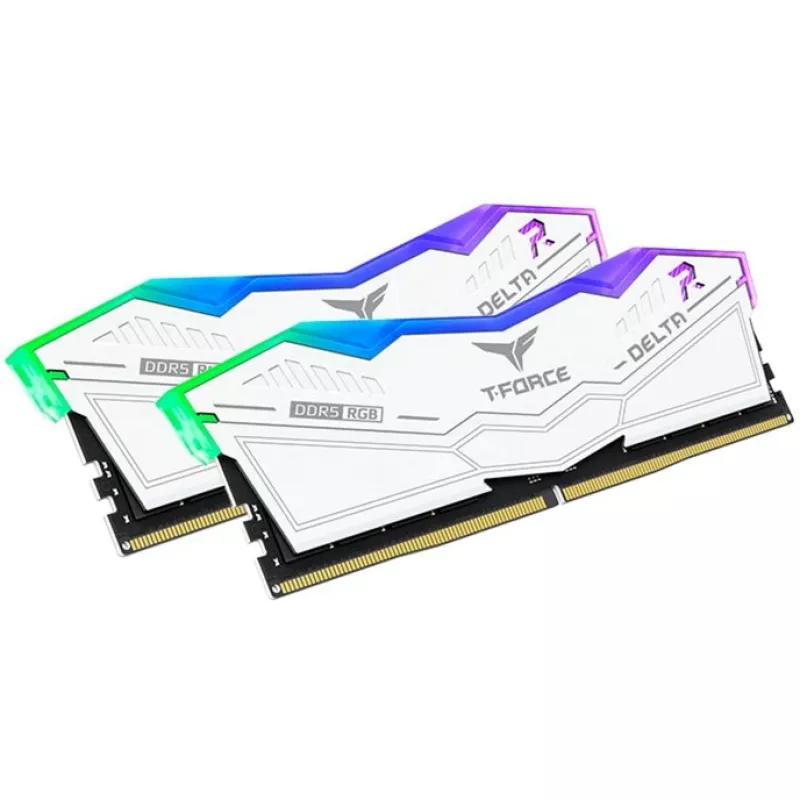 DIMM 32 GB DDR5-7200 (2x 16 GB) Dual-Kit, atmintis balta, FF4D532G7200HC34ADC01, Delta RGB, INTEL XMP